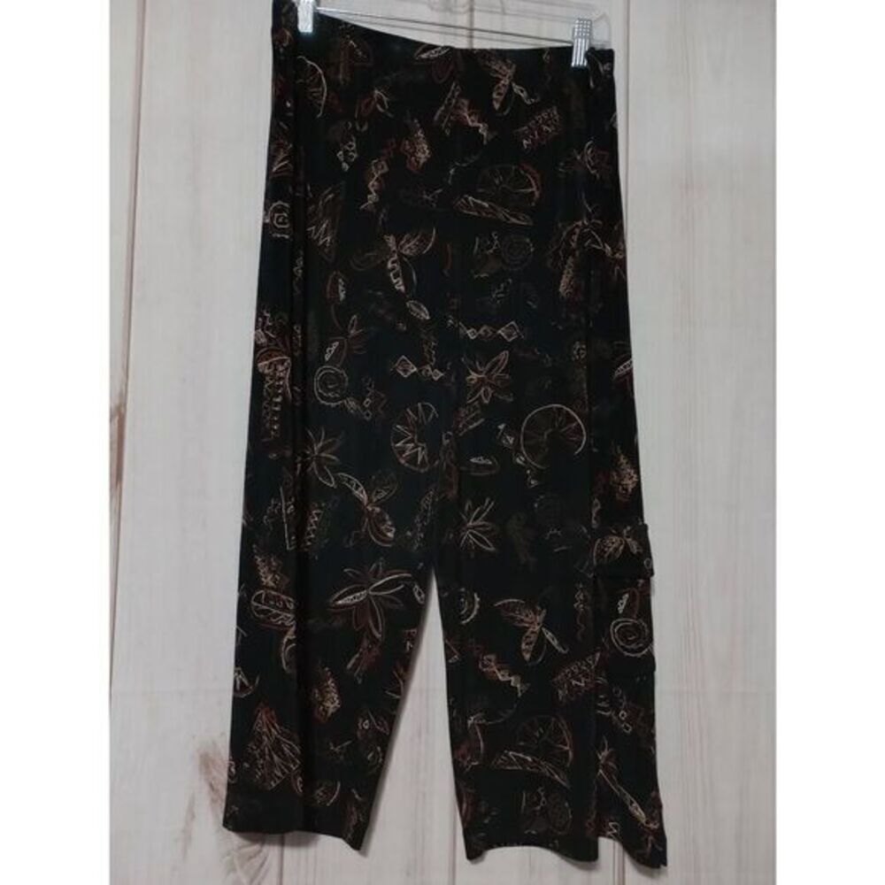 Chico's Traveler's Pants Chico's 3 Ladies Extra large Aztec‎ Print Pull On Waist